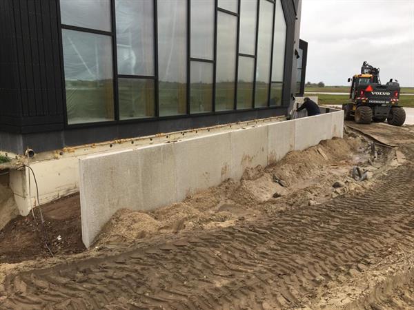 Keerwanden op Texel | Noppert Beton