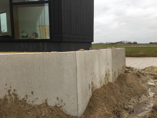 Keerwanden op Texel | Noppert Beton