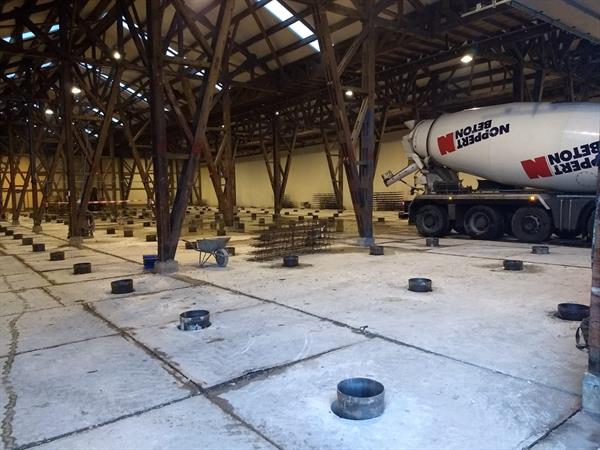 Boorpalen vullen in Dokkum | Noppert Beton