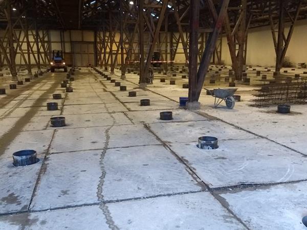 Boorpalen vullen in Dokkum | Noppert Beton