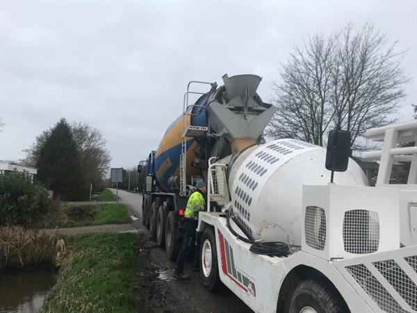 Betonstorten op de Burd in Grou | Noppert Beton