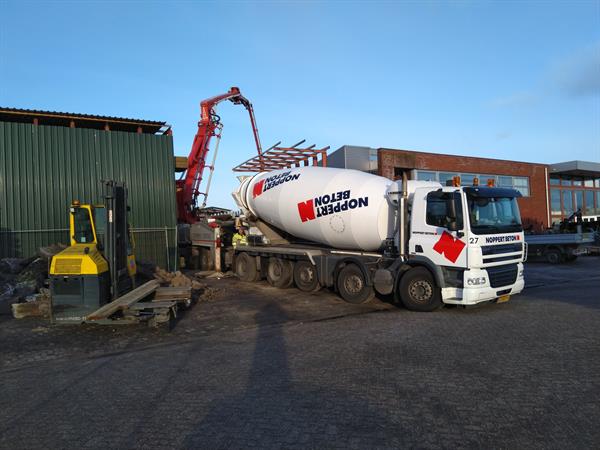 Betonstort de Houtboer Drachten | Noppert Beton