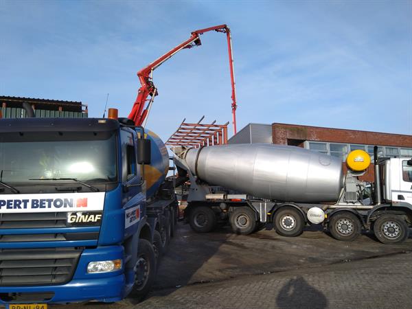Betonstort de Houtboer Drachten | Noppert Beton